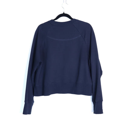 ZIMMERMANN Starcat Embroidered Sweatshirt Navy Pullover Terry Women's 3/US 10