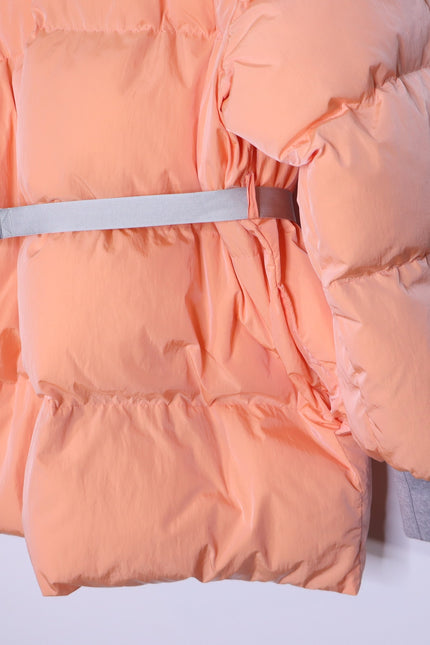 STELLA McCARTNEY NEW Kayla Quilted Down Puffer Jacket Orange Women's 50/16