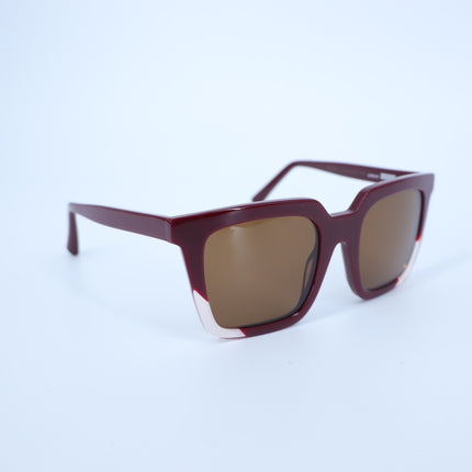 ZEUS+DIONE Artemis II Sunglasses Red Oversized Square Eye Women's