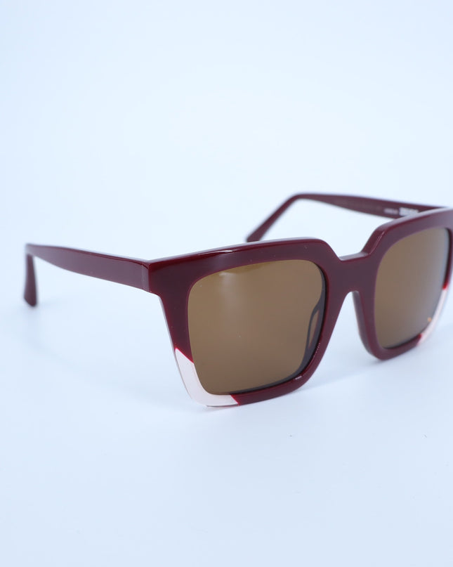 ZEUS+DIONE Artemis II Sunglasses Red Oversized Square Eye Women's