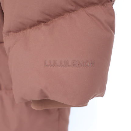 Lululemon Long Oversized Jacket Roasted Brown 600 Goose Down Puffer Women's M/L