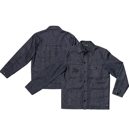 The Wild Collective Minnesota Vikings Embroidered Jacket Navy Blue NWT Men's M