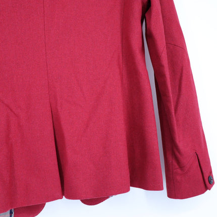Rag & Bone Lexington Blazer Red Melange Wool Blend Long Sleeve Women's 8