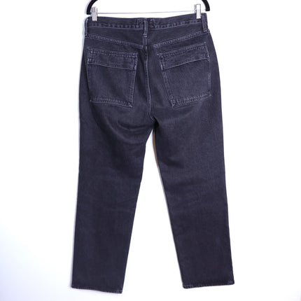 AGOLDE Cooper Cargo Jeans Panther Black Zip Fly Wide Leg Casual Women's 29