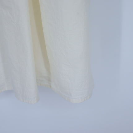 Mille Beja Ruffle Top Ivory Cotton Flutter Sleeve Blouse Women's XXS