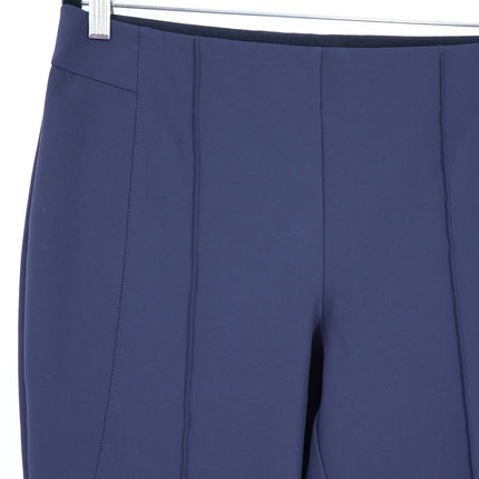 LAFAYETTE 148 Gramercy Tapered Trousers Navy Blue Acclaimed Stretch Women's 12