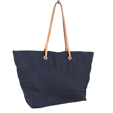 Dooney & Bourke Nylon Tote Bag Black and Tan Large Shoulder Carryall