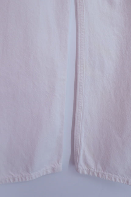 AGOLDE Parker Vintage Straight Jeans Milkshake White Low Slung Women's 24