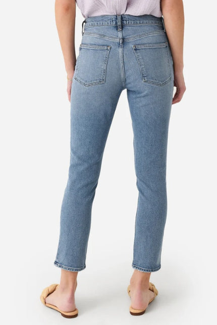 AGOLDE Willow Mid Rise Jean Torch Blue Slim Crop Light Wash Ankle Cut Women's 24