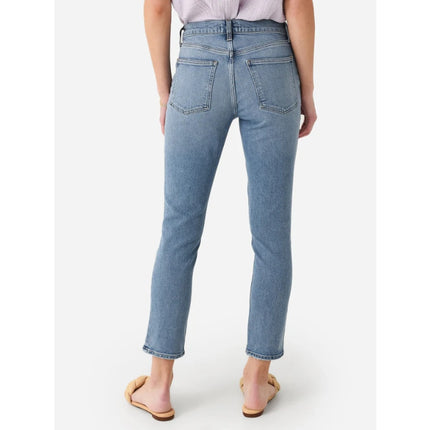 AGOLDE Willow Mid Rise Jean Torch Blue Slim Crop Light Wash Ankle Cut Women's 24