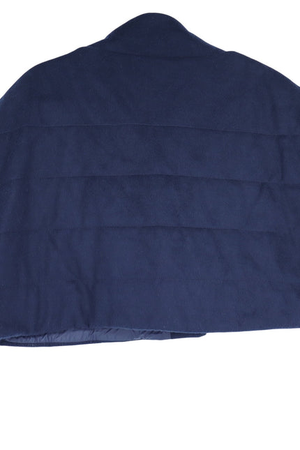 MAX MARA Leisure Cropped Jacket Cashmere Navy Blue Boxy Puffer Women's XS