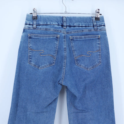 Bevy Flog Amy Denim Light Wash Bootcut Jeans Blue Stretch Zip Fly Women's 29
