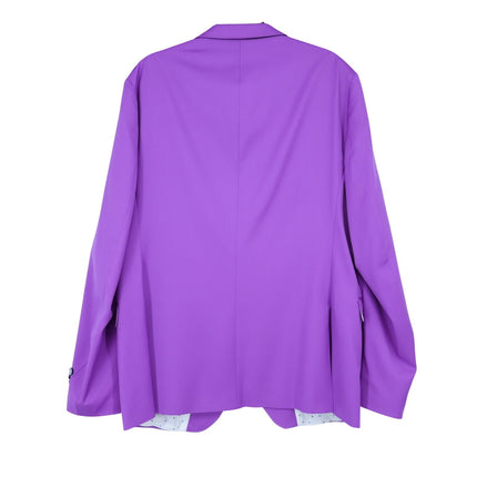 MACEOO Blazer Descartes Resistance10 Purple Wool Single Breasted Men's 46/XL