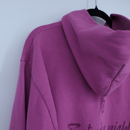 Cloney Purple Rain Corvette Hoodie Prince Pullover Graphic Sweatshirt Women's L
