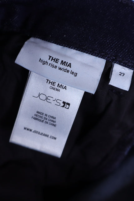 JOE'S JEANS NWT The Mia High Rise Wide Leg Jeans Cinema Dark Blue Women's 27