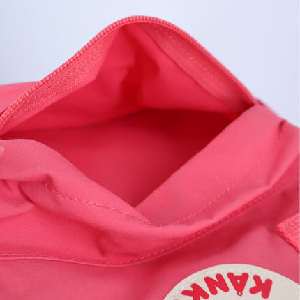 Fjallraven Kanken Classic Backpack Peach Pink 16L Lightweight Convertible Bag