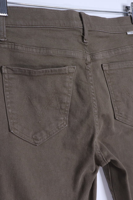 MOTHER Rascal Ankle Step Fray Jeans Capers High Waisted 5 Button Women's 27