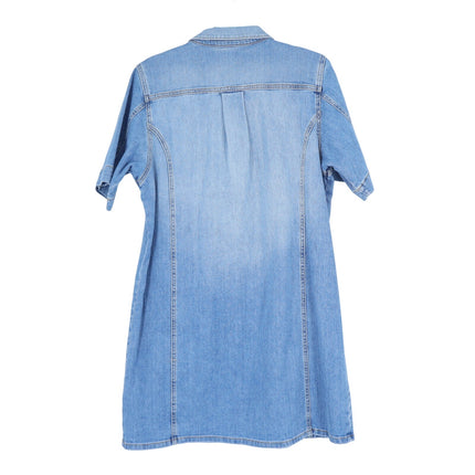 RAMY BROOK Tunechi Denim Mini Dress NWT Blue Light Wash Women's 30/US 10