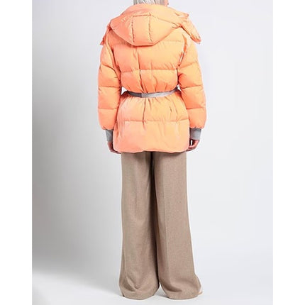 STELLA McCARTNEY NEW Kayla Quilted Down Puffer Jacket Orange Women's 50/16