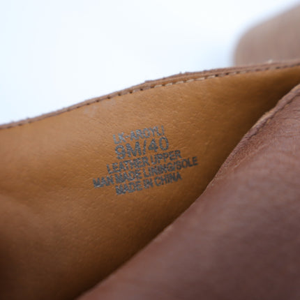 Lucky Brand Aroyli Heeled Mule Brown Leather Slingback Pointed Toe Women's 9