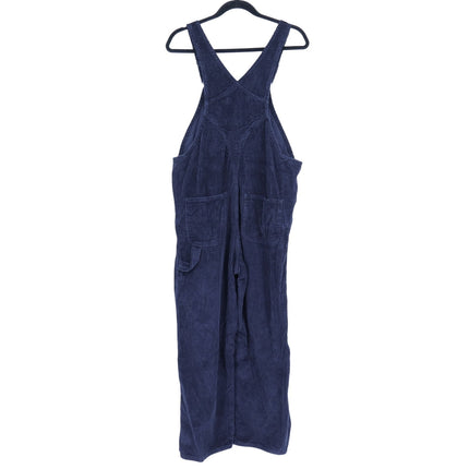 Lisa Says Gah Lucy Corduroy Overalls Black Straight Leg Bottom Women's M