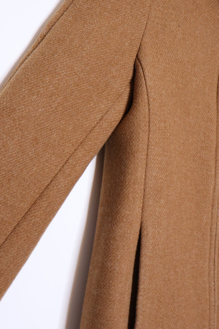 J. CREW Lodge Coat Italian Stadium Wool Jacket Heather Acorn Quilted Women's 0