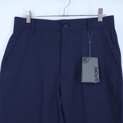G/FORE Performance Straight Golf Trouser Twilight Navy NWT Twill Women's 8