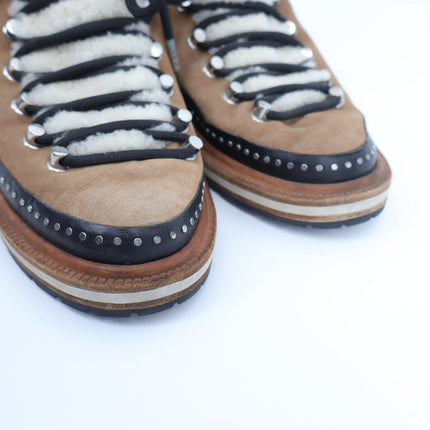 Rag & Bone Compass Shearling Ankle Boot Camel Women's 39.5/US 9.5