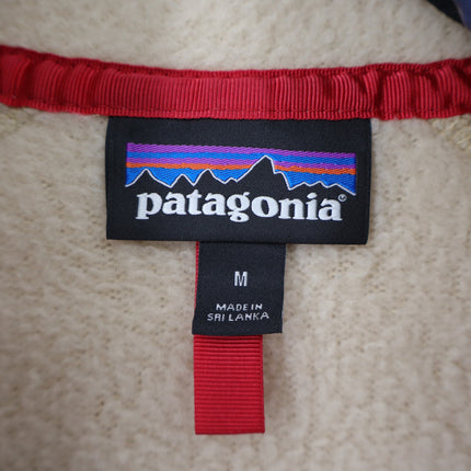 Patagonia Retro Pile Jacket Pelican Smolder Blue Full Zip Stand Collar Men's M
