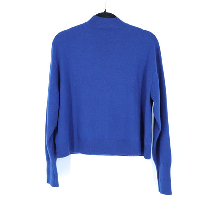 EVERLANE 100% Cashmere Turtleneck Sweater Blue Oversized Long Sleeve Women's L