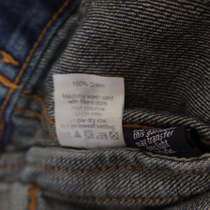 J. Crew Indigo Denim Jacket Tyler Blue Wash Button Front Long Sleeve Women's XS