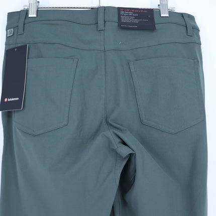 LULULEMON Slim-Fit ABC Pant Smoked Spruce Warpstreme 5 Pocket Men's 32X32