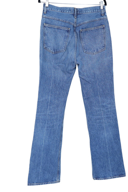 AGOLDE Vintage High Rise Jeans Blue Mid Wash Flare Absolute Zip Fly Women's 29