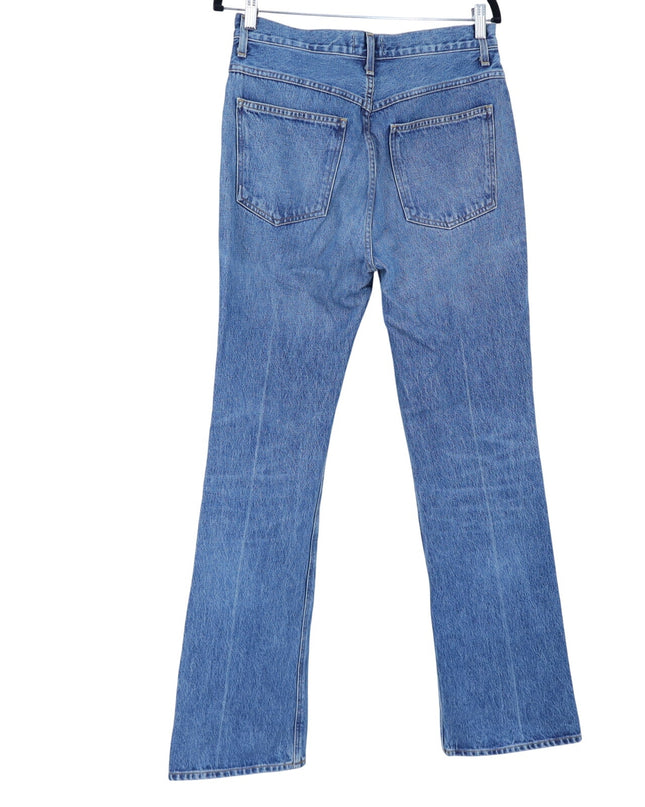 AGOLDE Vintage High Rise Jeans Blue Mid Wash Flare Absolute Zip Fly Women's 29