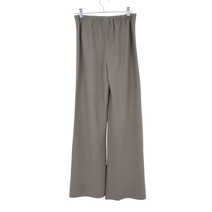 STAUD Stroll Crepe Flared Pants Truffle Brown Wide Leg Pull On Women's S