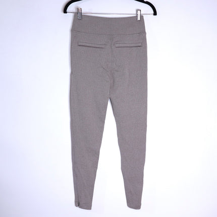 ATHLETA NWT Delancey Skyline Tight Legging Herringbone Grey Texture Women's XS