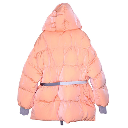 STELLA McCARTNEY NEW Kayla Quilted Down Puffer Jacket Orange Women's 50/16