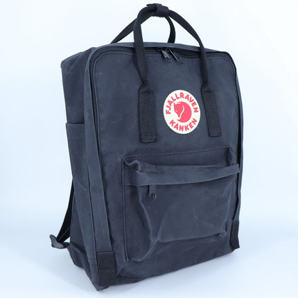 Fjallraven Kanken Classic Backpack Charcoal Black 16L Convertible Bag