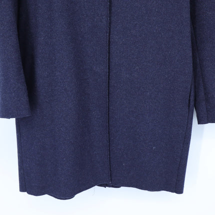 Banana Republic Mario Bellucci Wool Blend Top Coat Navy Blue Coat Men's S