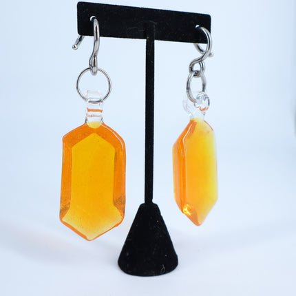 Glasswear Studios Fantasy Orange Rupee Weights 10g/2.5mm Artisan Hangers