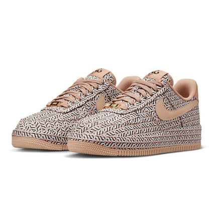 NIKE Air Force 1 LX United in Victory Hemp Sneakers Black Summit White Women's 6