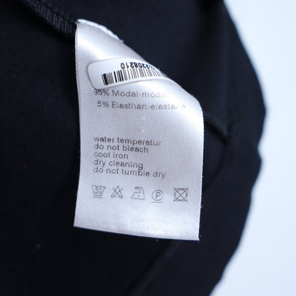 AKRIS PUNTO Black Ruffle Front Top Sleeveless Modal Knit Women's 6
