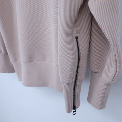 Varley Milton Pullover Sweatshirt Mushroom Beige Oversized Ottoman Women's S