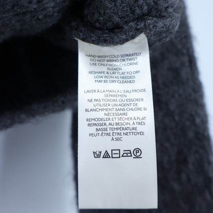 Free People Bradley Pullover Sweater NWT Dark Gray Mohair Textured Women's XS