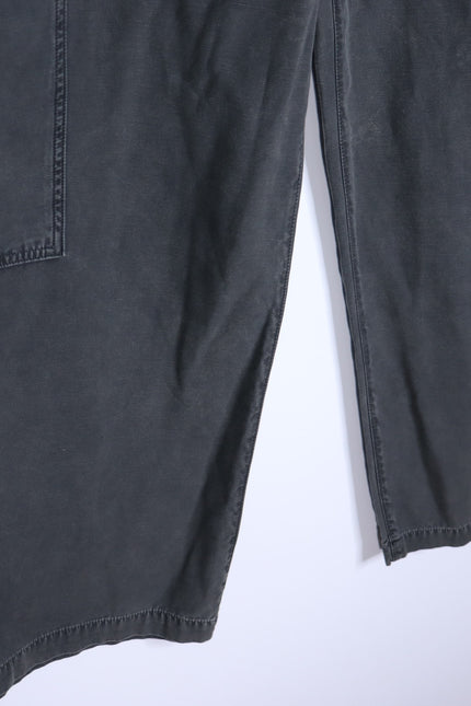 AGOLDE NWT Brynn Cargo Pant Marker Black Wide Leg Cotton Twill Women's 32