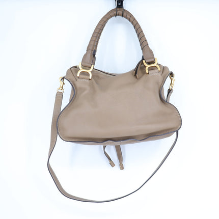 CHLOE Marcie Grained Leather Bag Nut NWT Convertible Crossbody Shoulder Bag
