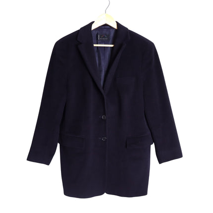 BOGNER Wool Blend Blazer Jacket Black Single Breasted Long Sleeve Women's 14