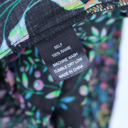 CYNTHIA ROWLEY Layla Floral Halter Dress Black NWT Knee Length Women's M