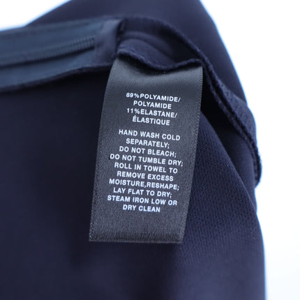 LAFAYETTE 148 Gramercy Tapered Trousers Navy Blue Acclaimed Stretch Women's 12