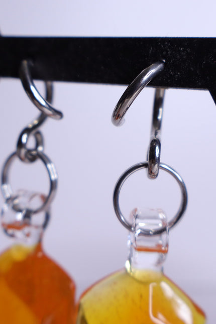GLASSWEAR STUDIOS Handmade Fantasy Orange Rupee Weights 10g/2.5mm Hangers